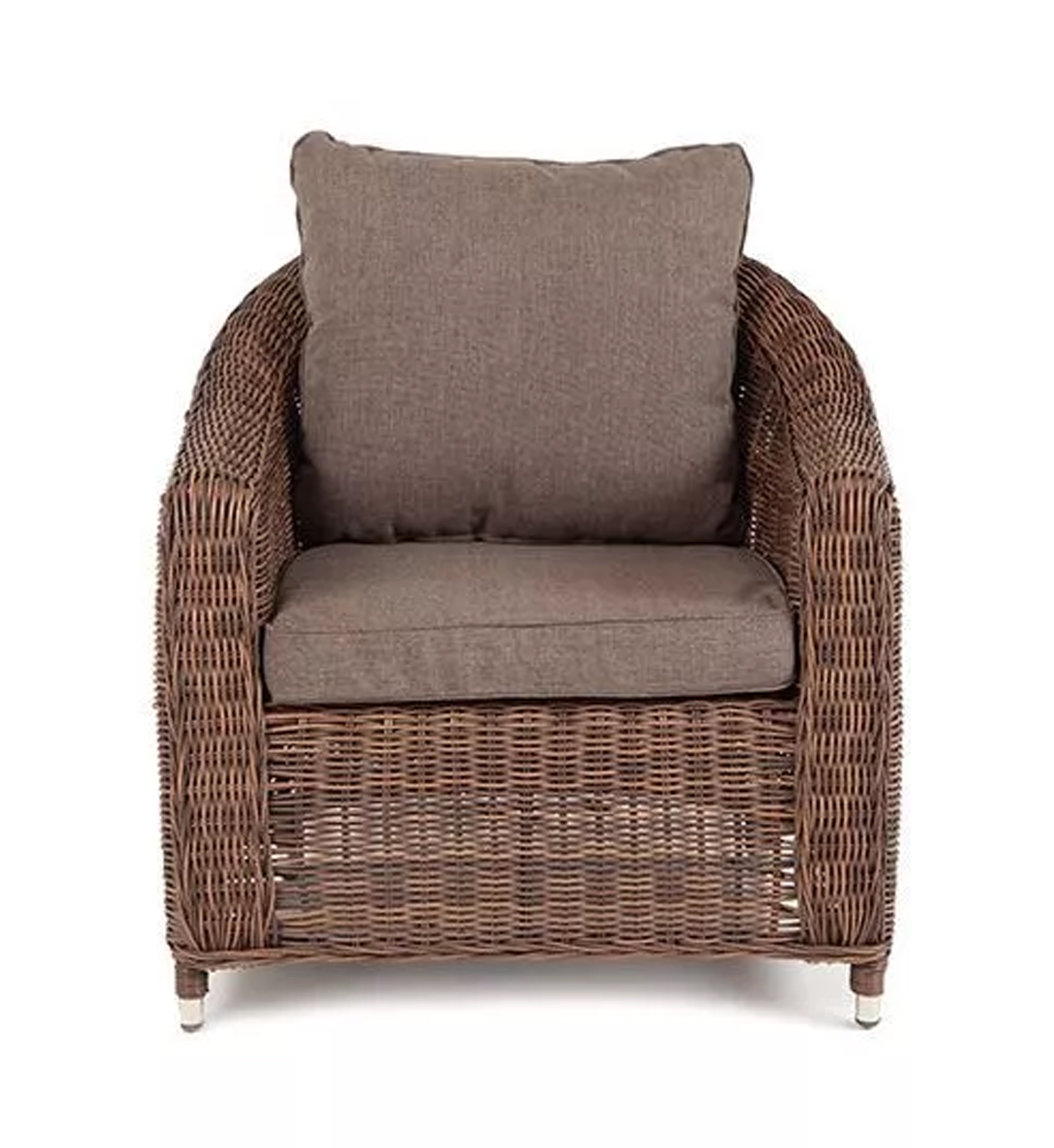 "Копаннини" кресло из искусственного ротанга, цвет коричневый