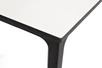 "Малакио" обеденный стол из HPL 160х80см, цвет молочный, каркас черный