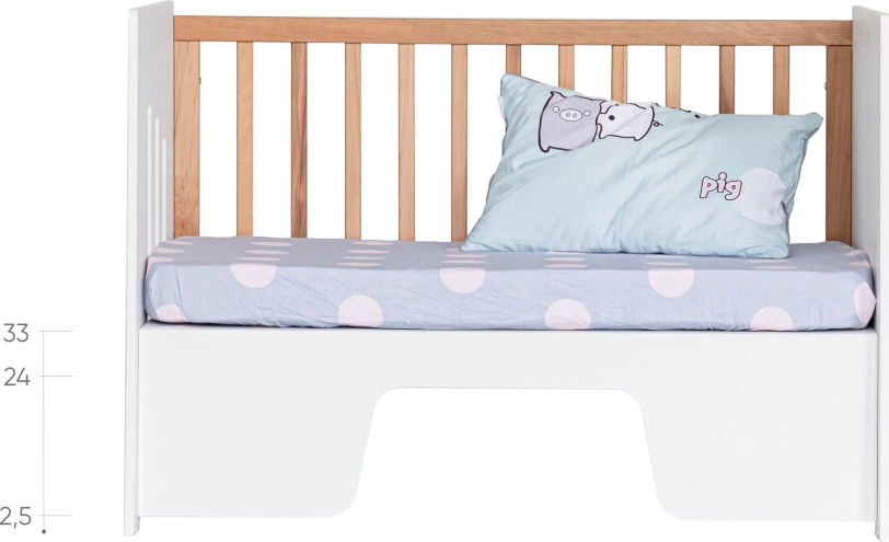 Кроватка-стол Mia НИК 6 б/д