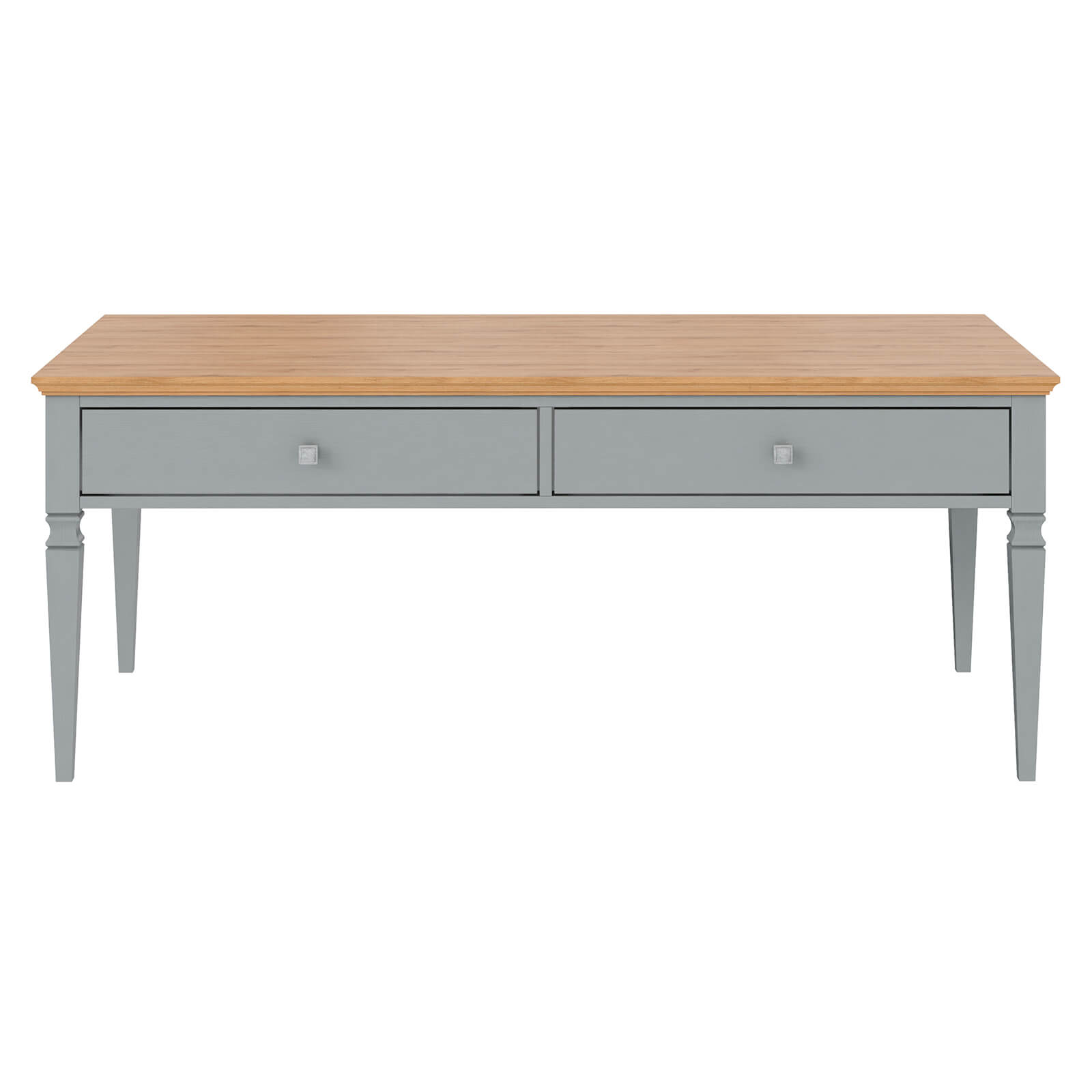 Стол журнальный "Ольса" 02 (серый 7042-антик 24)