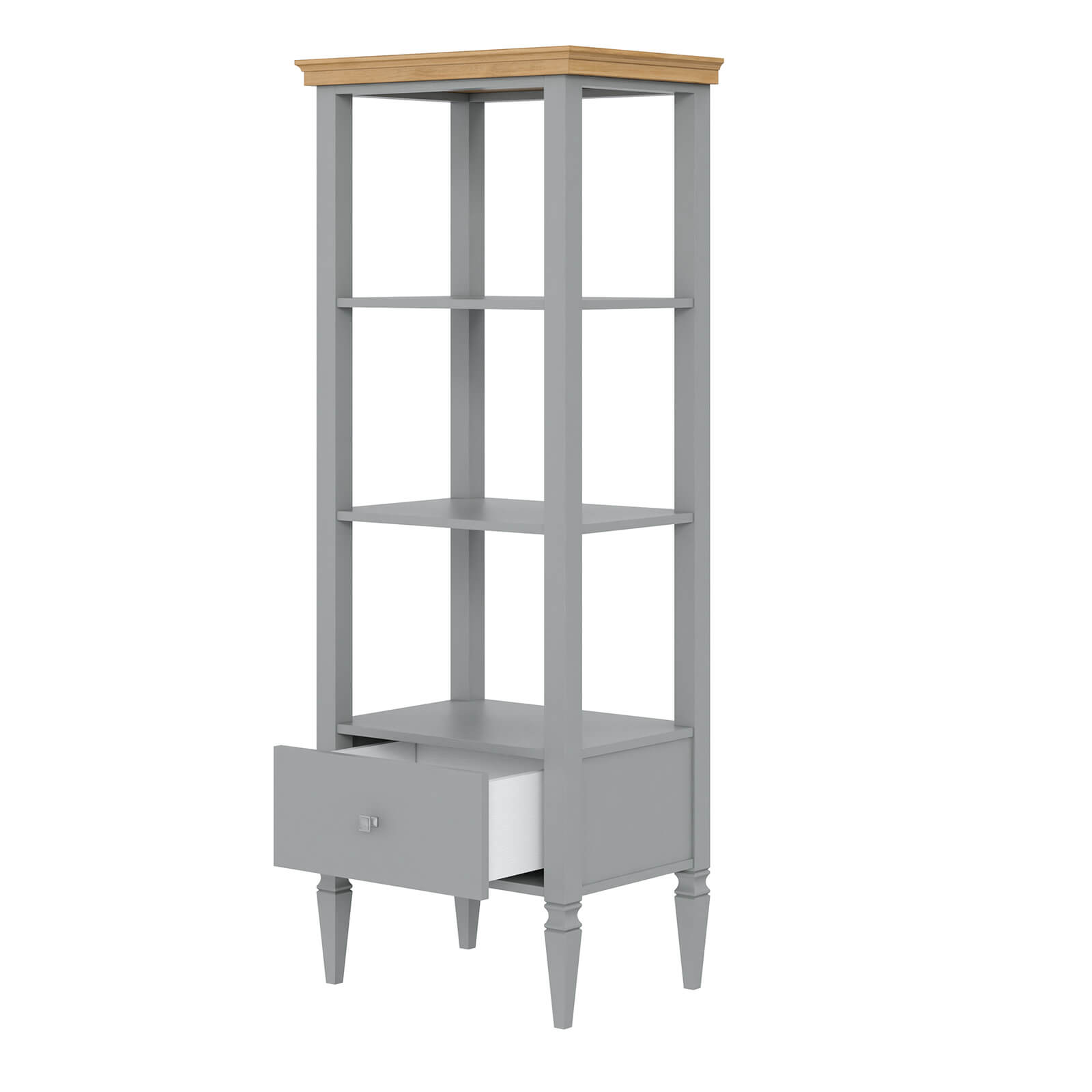 Этажерка «Ольса» 03 (h-1503) (серый7042-антик24)