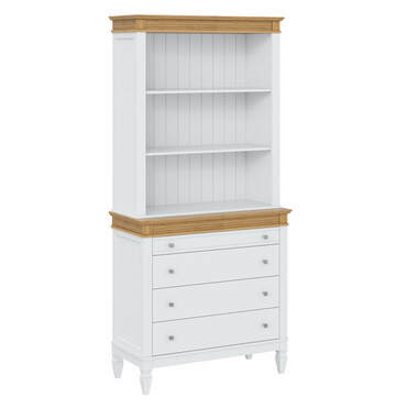 Буфет "Ольса" 200/204 (белый лак/антик 24)