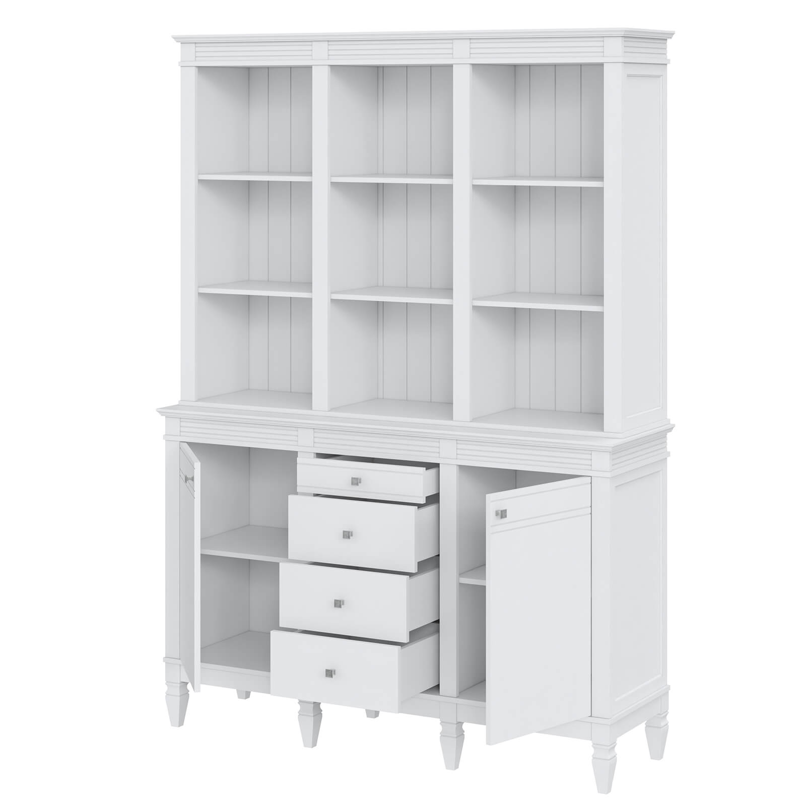 Буфет с 4 ящиками "Ольса" 300/324 (белый лак)