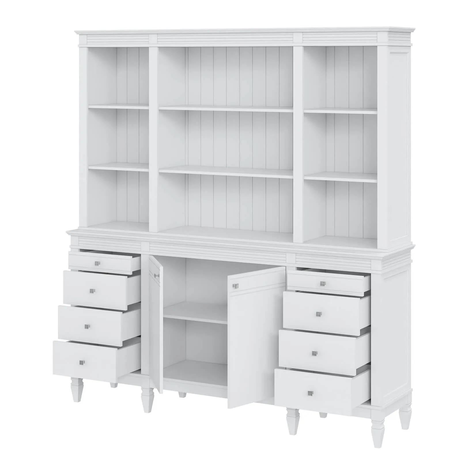 Буфет 8 ящиков "Ольса" 400/428 (белый лак)